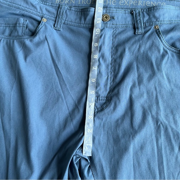 PrAna Brion pant II blue stretch nylon outdoor hiking athletic pants 40x32 - Picture 6 of 11